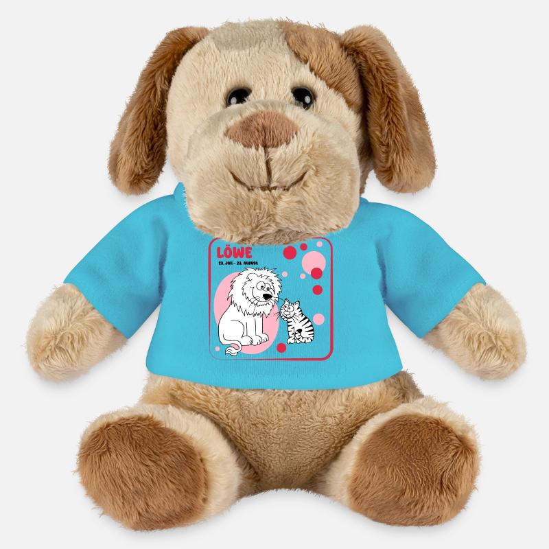Sternzeichen Löwe - MiniFeet® Hund Helge - Atollblau