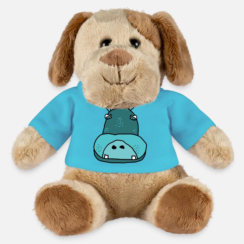 nilpferd - MiniFeet® Hund Helge - Atollblau