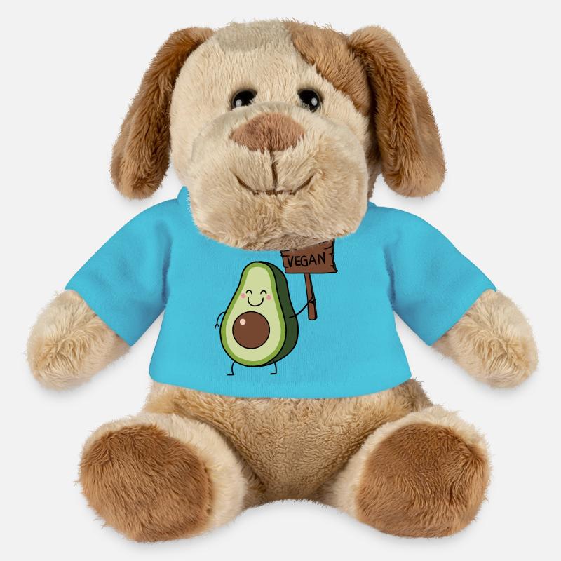 Vegane Avocado - MiniFeet® Hund Helge - Atollblau