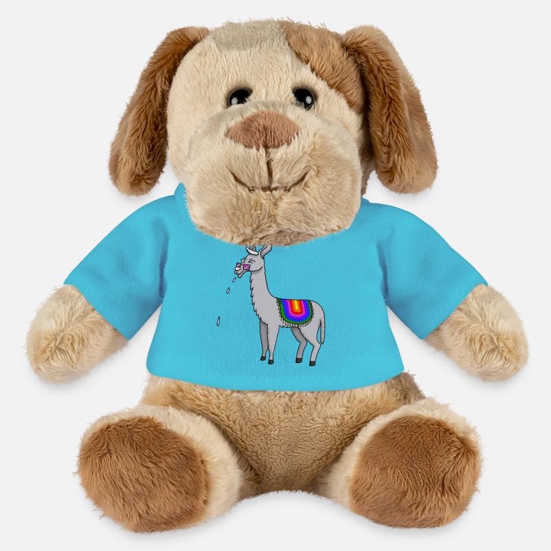 Spuckendes Lama - MiniFeet® Hund Helge - Atollblau