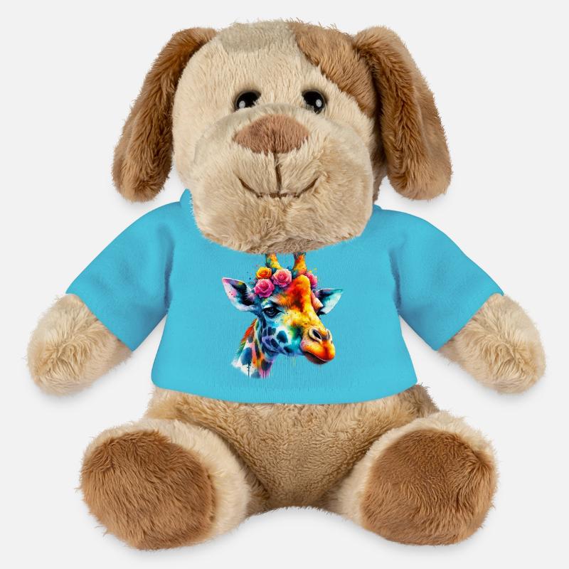 Giraffe - MiniFeet® Hund Helge - Atollblau