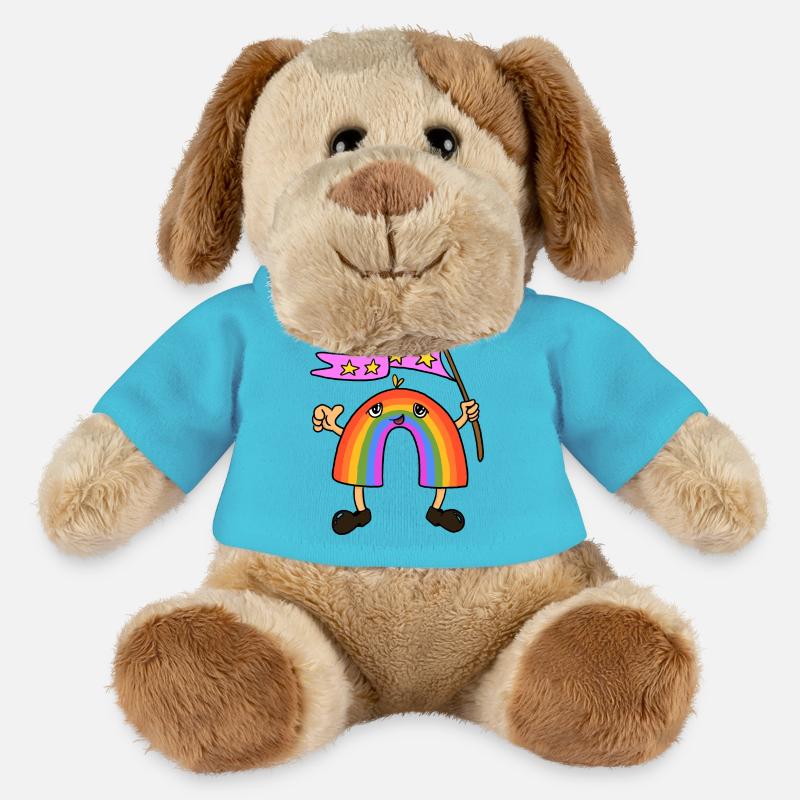 Regenbogen - MiniFeet® Hund Helge - Atollblau