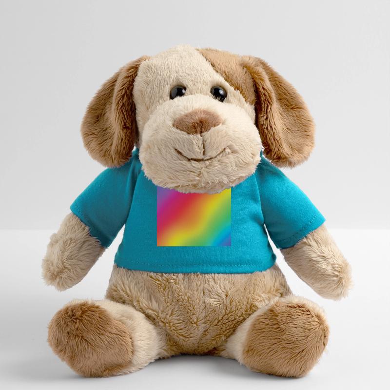 Impression mignonne d’arc-en-ciel - cadeau d’amant d’arc-en-ciel Chien en peluche Helge MiniFeet®
