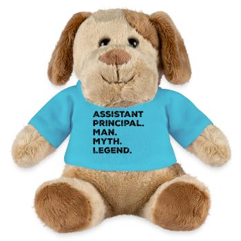 Leitender Assistent Mann Mythos Legende - MiniFeet® Hund Helge - Atollblau - Vorne