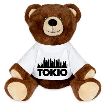 Tokio - MiniFeet® RecycelBär® Braun - Weiß - Vorne