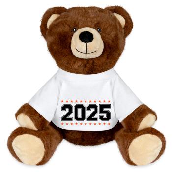 2025 - MiniFeet® RecycelBär® Braun - Weiß - Vorne