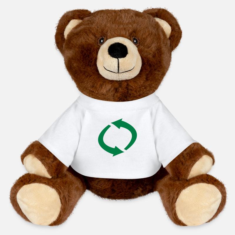 flèches - Nounours RecycelBär® marron - blanc