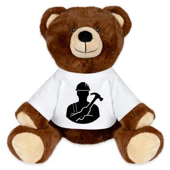 artisan - Nounours RecycelBär® marron - blanc - Devant