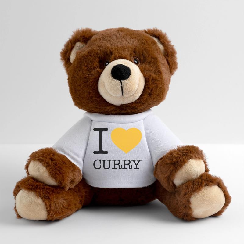 J’ADORE LE CURRY Nounours RecycelBär® marron
