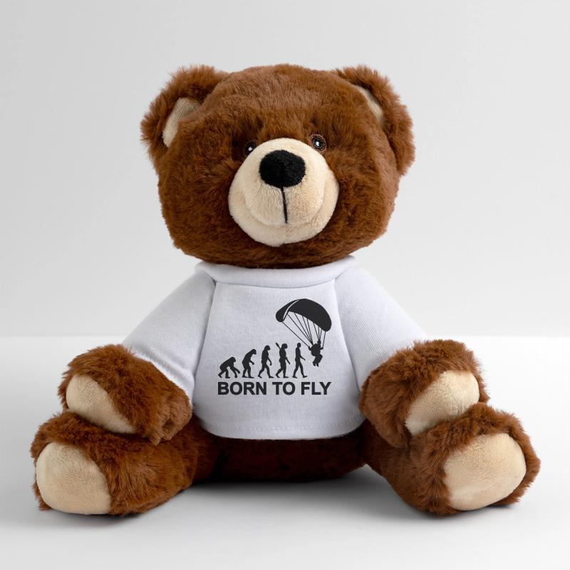 Évolution Parachutisme Nounours RecycelBär® marron