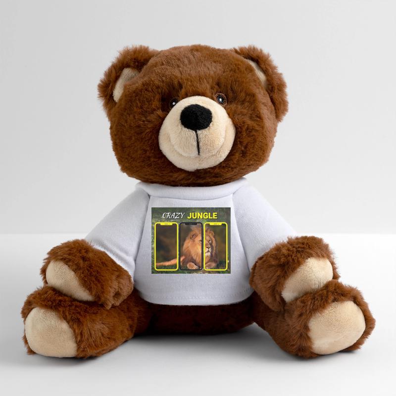 Crazy jungle MiniFeet® RecycelBär® Teddy Bear Brown