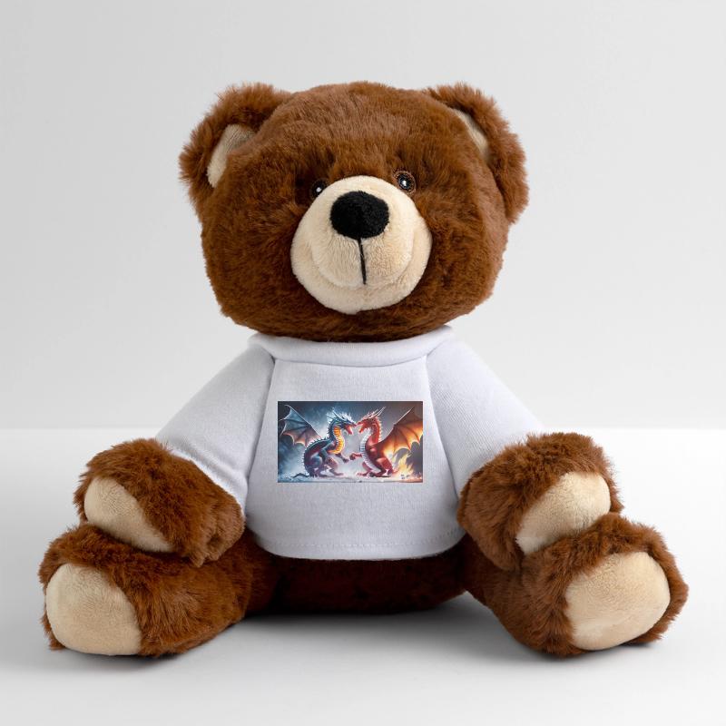 Le combat du feu et de la glace Nounours RecycelBär® marron