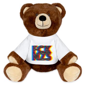 FCK NZS - Nounours RecycelBär® marron - blanc - Devant