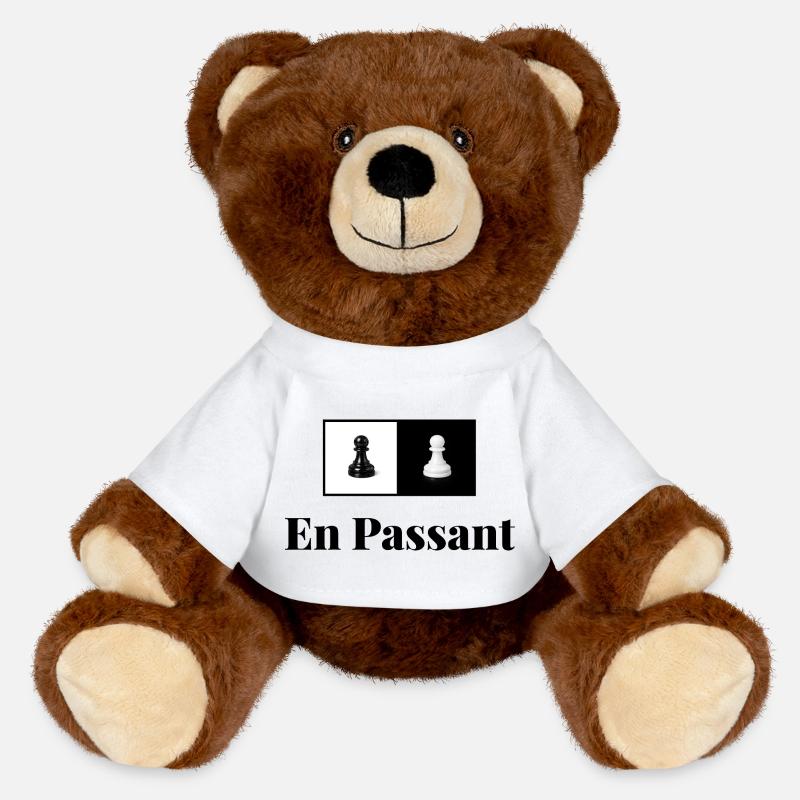 En Passant - MiniFeet® RecycelBär® Teddy Bear Brown - white