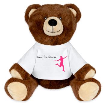 sport - Nounours RecycelBär® marron - blanc - Devant