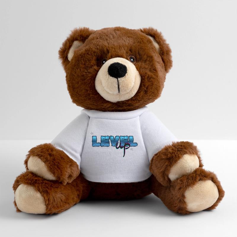 Level Up, Geburtstag  MiniFeet® RecycelBär® Braun