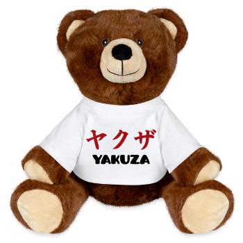 Yakuza - MiniFeet® RecycelBär® Braun - Weiß - Vorne
