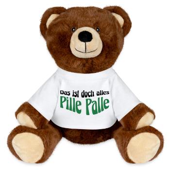 Pille Palle - MiniFeet® RecycelBär® Braun - Weiß - Vorne