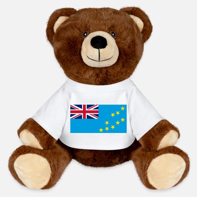 Tuval - Nounours RecycelBär® marron - blanc