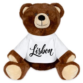 Lissabon - MiniFeet® RecycelBär® Braun - Weiß - Vorne