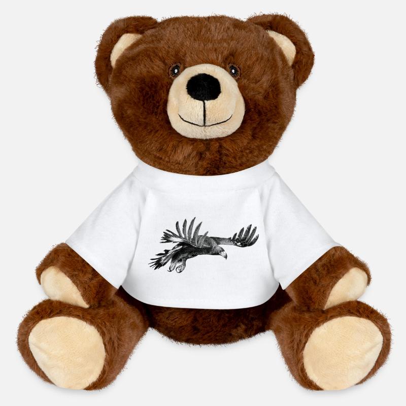 Der Adler - MiniFeet® RecycelBär® Braun - Weiß