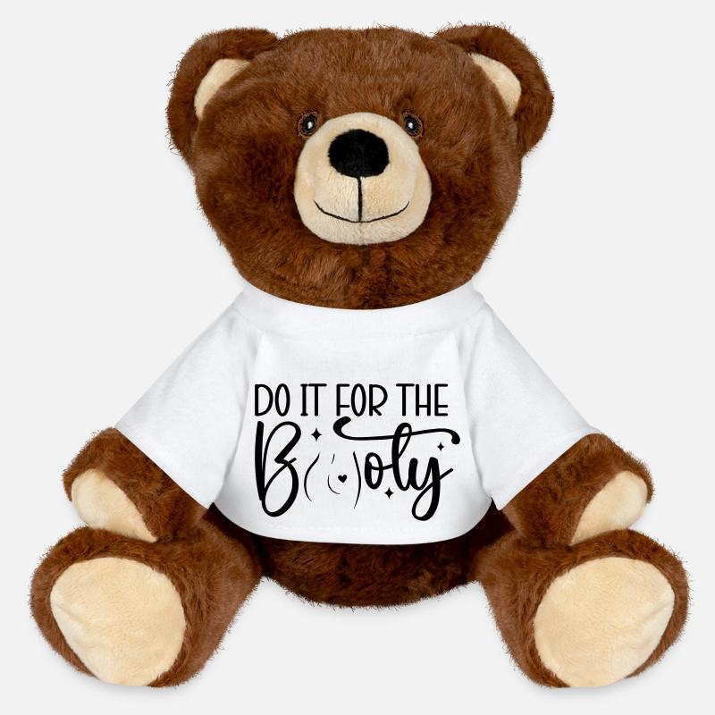 Do It for the Booty - MiniFeet® RecycelBär® Braun - Weiß