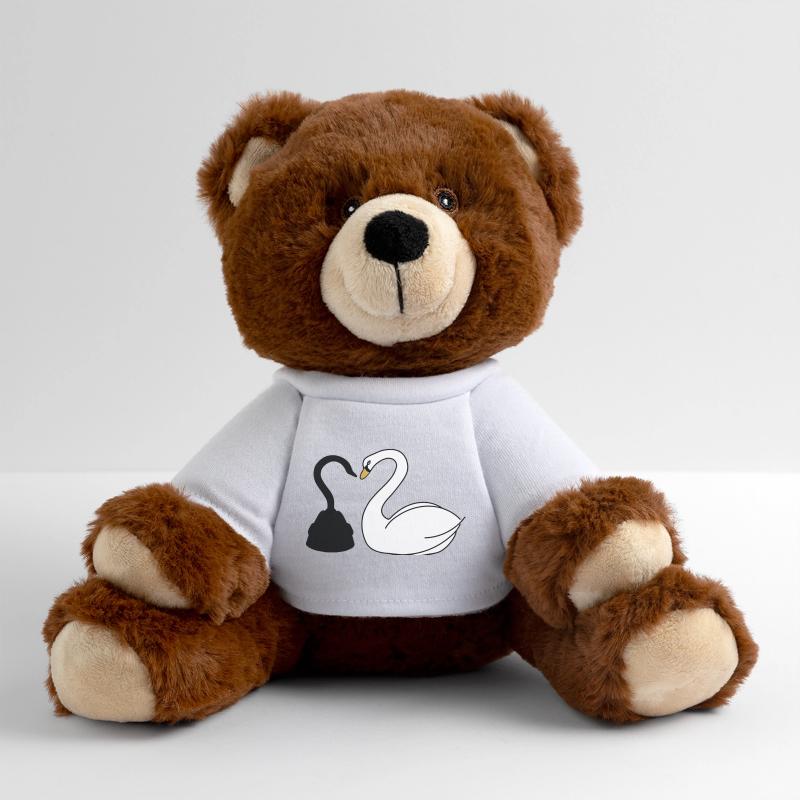 Captain Hook and Swan MiniFeet® RecycelBär® Teddy Bear Brown