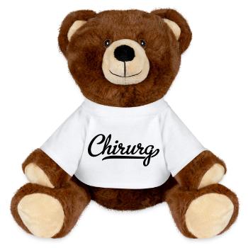 Surgeon - MiniFeet® RecycelBär® Teddy Bear Brown - white - Front