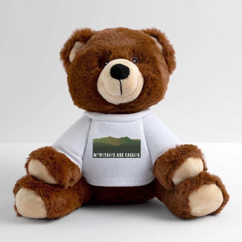 Mountains are Calling | Panorama MiniFeet® RecycelBär® Teddy Bear Brown
