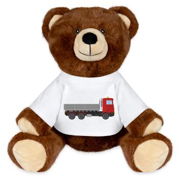 Frachtlieferwagen - MiniFeet® RecycelBär® Braun - Weiß - Vorne