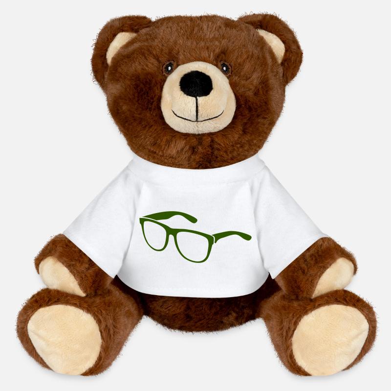 Spectacles - MiniFeet® RecycelBär® Teddy Bear Brown - white