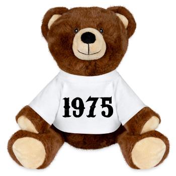 1975 - MiniFeet® RecycelBär® Braun - Weiß - Vorne