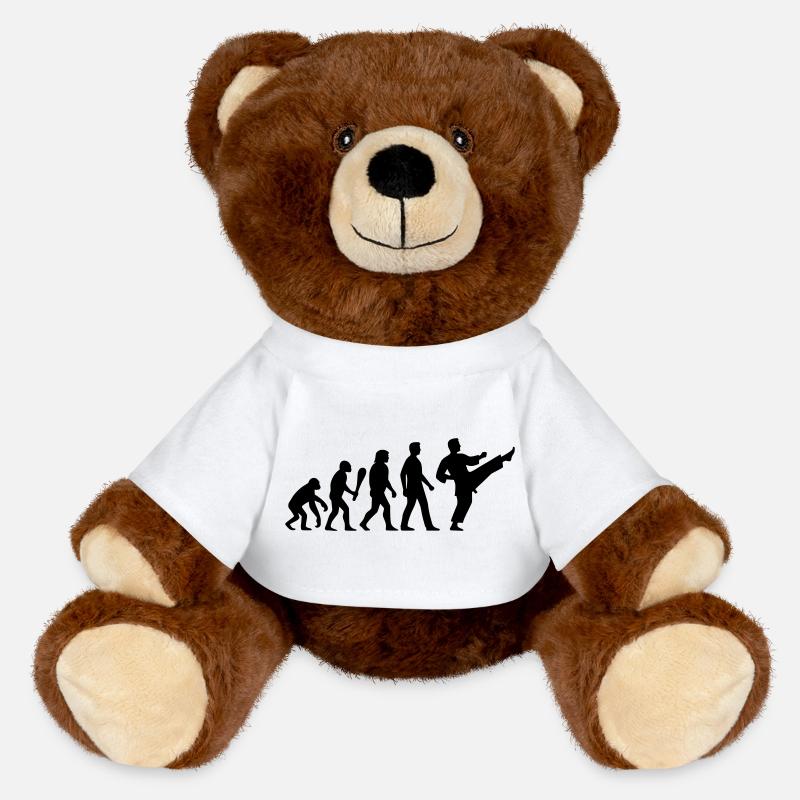 Karate Evolution - MiniFeet® RecycelBär® Braun - Weiß