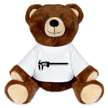 fraeser - MiniFeet® RecycelBär® Teddy Bear Brown - white - Front