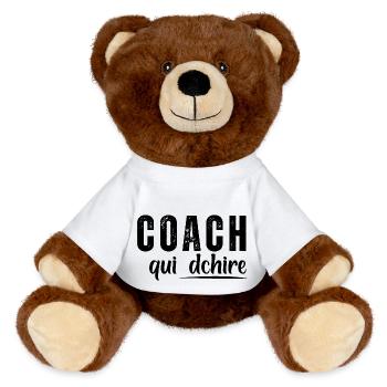 Coach Qui Déchire - Nounours RecycelBär® marron - blanc - Devant