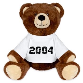 2004 - MiniFeet® RecycelBär® Teddy Bear Brown - white - Front