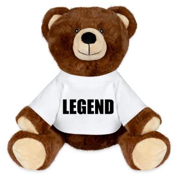 Legend - MiniFeet® RecycelBär® Braun - Weiß - Vorne
