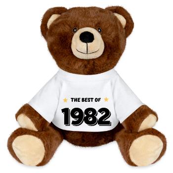 Best of 1982 - Nounours RecycelBär® marron - blanc - Devant