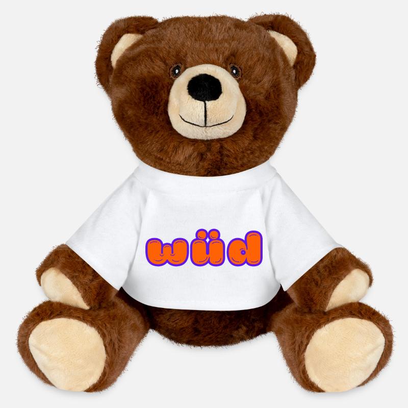 wüd - MiniFeet® RecycelBär® Braun - Weiß