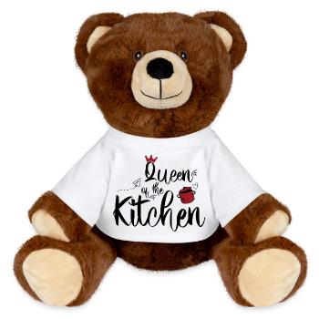 Reine de la cuisine - Nounours RecycelBär® marron - blanc - Devant