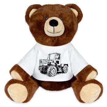 MB trac 800 - Nounours RecycelBär® marron - blanc - Devant