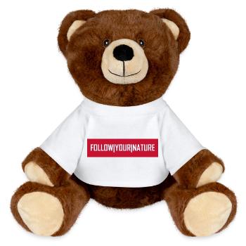Follow Your Nature - MiniFeet® RecycelBär® Braun - Weiß - Vorne