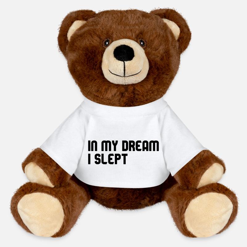dans mon rêve B - Nounours RecycelBär® marron - blanc