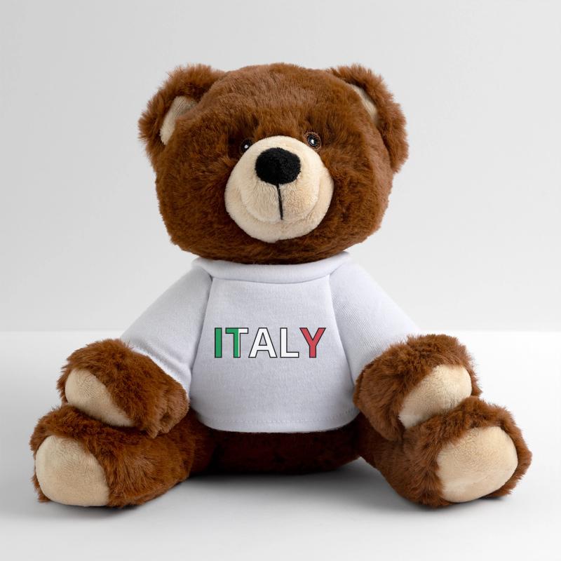Drapeau Italy Nounours RecycelBär® marron