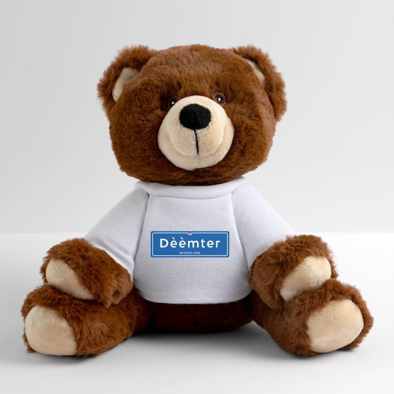 Panneau de nom de lieu Dèèèmter (Deventer) Nounours RecycelBär® marron