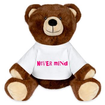 Never mind - MiniFeet® RecycelBär® Teddy Bear Brown - white - Front