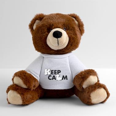 KEEP CALM MiniFeet® RecycelBär® marrone