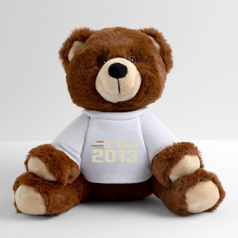 October 2013 - Birthday in October 2013 MiniFeet® RecycelBär® Teddy Bear Brown