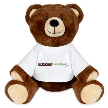 guided Thinking  - MiniFeet® RecycelBär® Teddy Bear Brown - white - Front