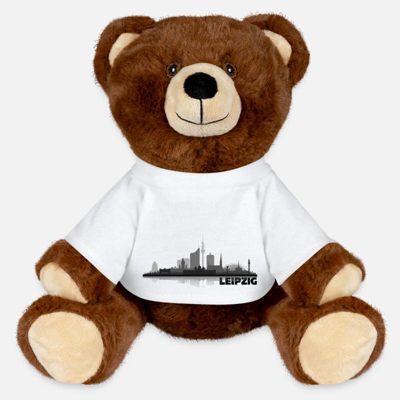 leipzig01 - MiniFeet® RecycelBär® Teddy Bear Brown - white